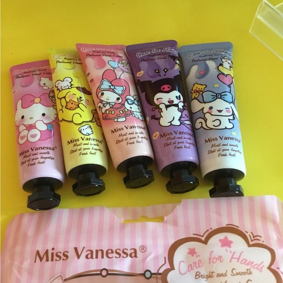 Sanrio set of 5 cream - Picture 2 of 9